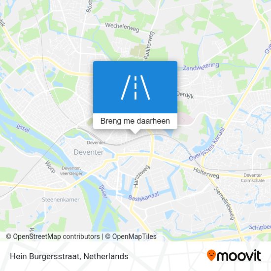 Hein Burgersstraat kaart
