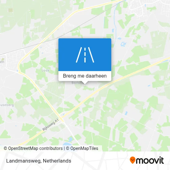 Landmansweg kaart
