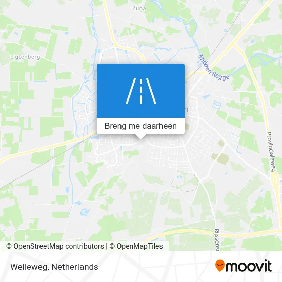 Welleweg kaart