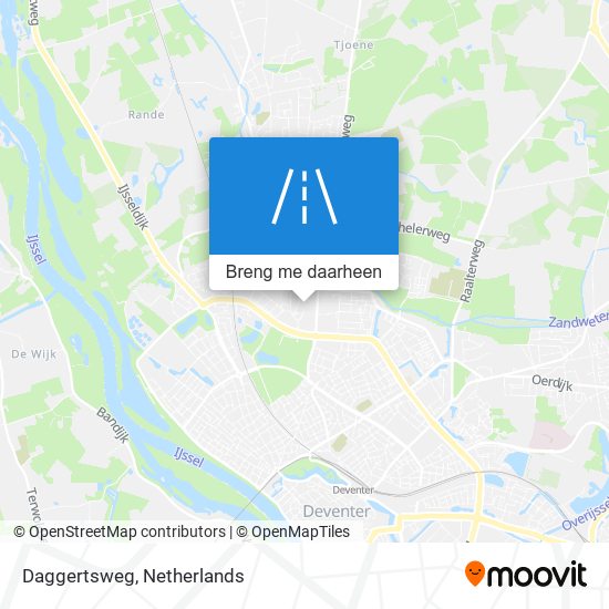 Daggertsweg kaart