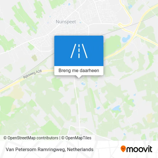 Van Petersom Ramringweg kaart