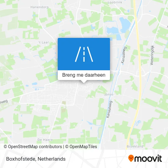 Boxhofstede kaart