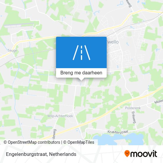 Engelenburgstraat kaart