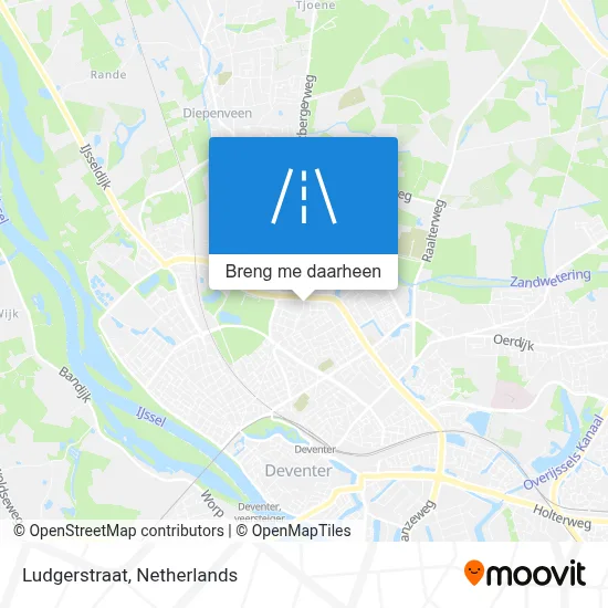 Ludgerstraat kaart