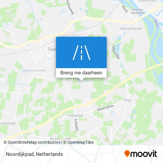 Noordijkpad kaart