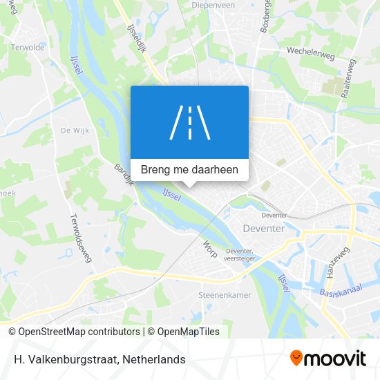 H. Valkenburgstraat kaart