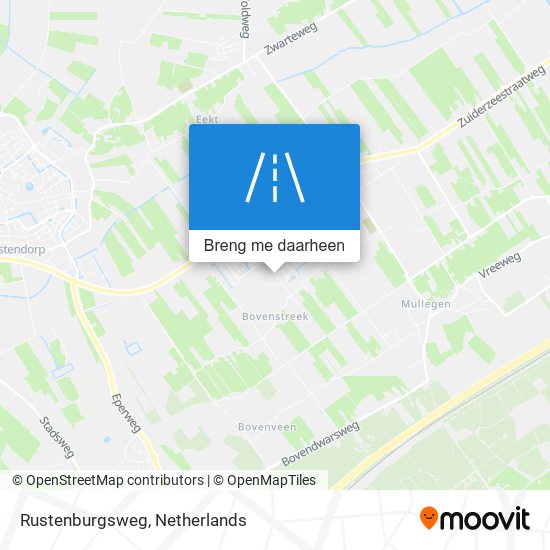 Rustenburgsweg kaart