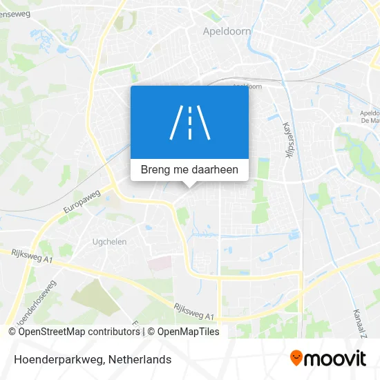 Hoenderparkweg kaart