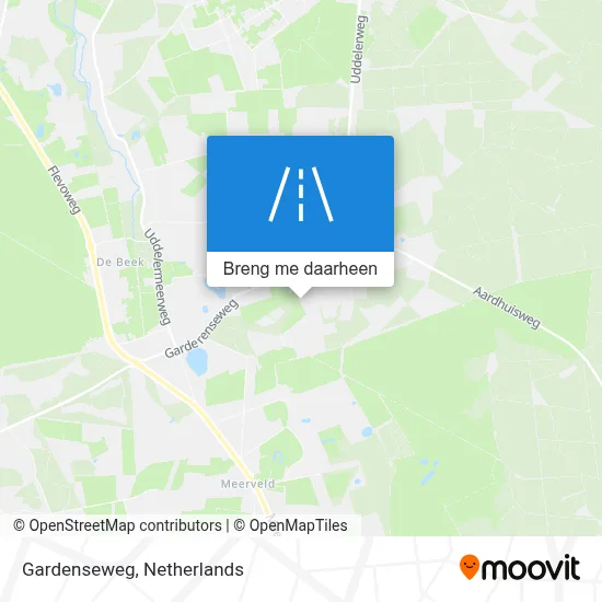 Gardenseweg kaart