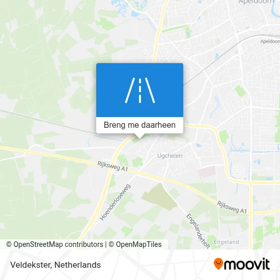 Veldekster kaart