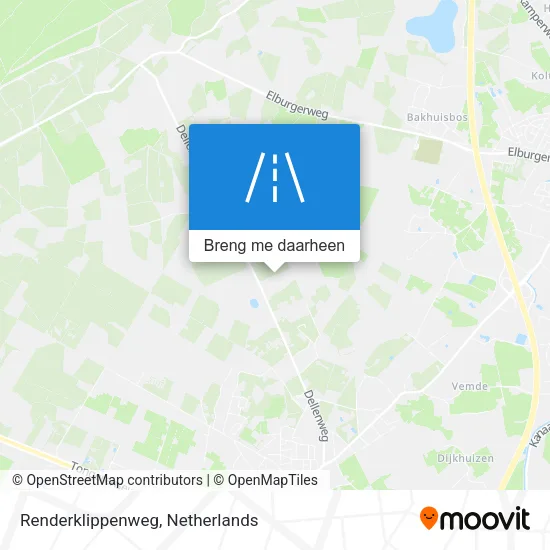 Renderklippenweg kaart