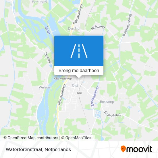 Watertorenstraat kaart