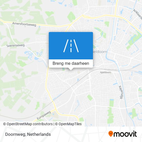 Doornweg kaart