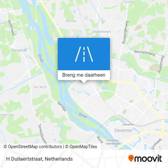 H Dullaertstraat kaart