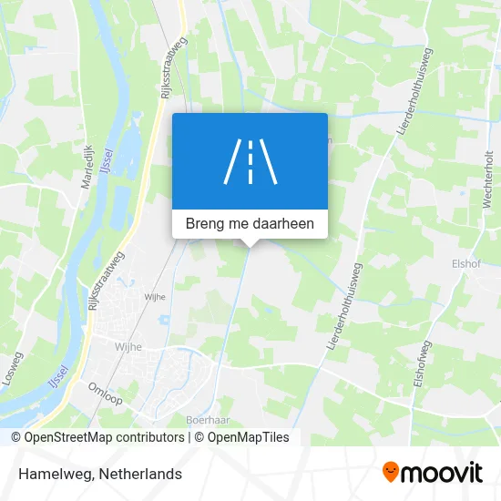 Hamelweg kaart