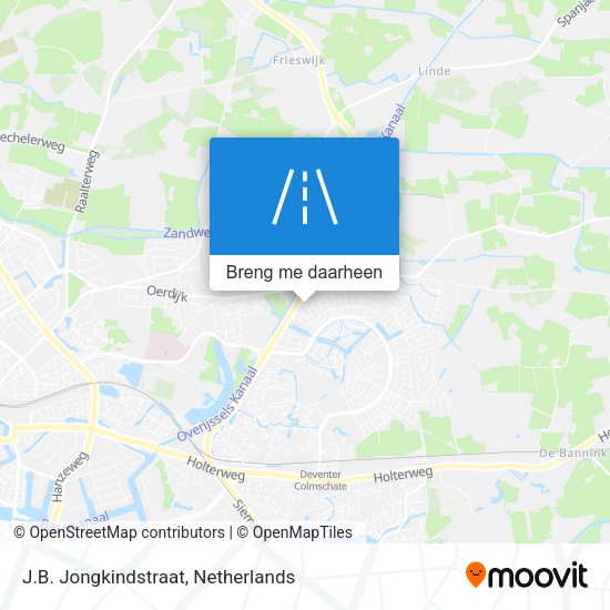 J.B. Jongkindstraat kaart