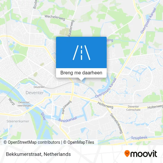 Bekkumerstraat kaart