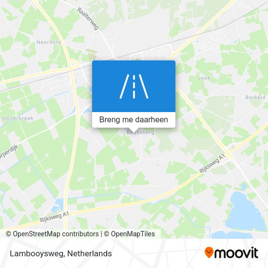 Lambooysweg kaart