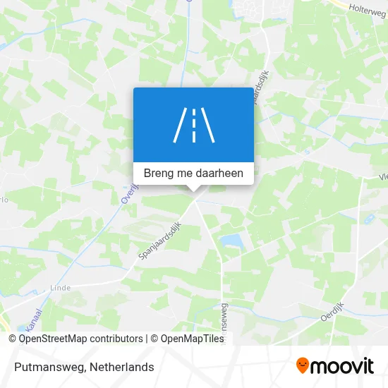 Putmansweg kaart