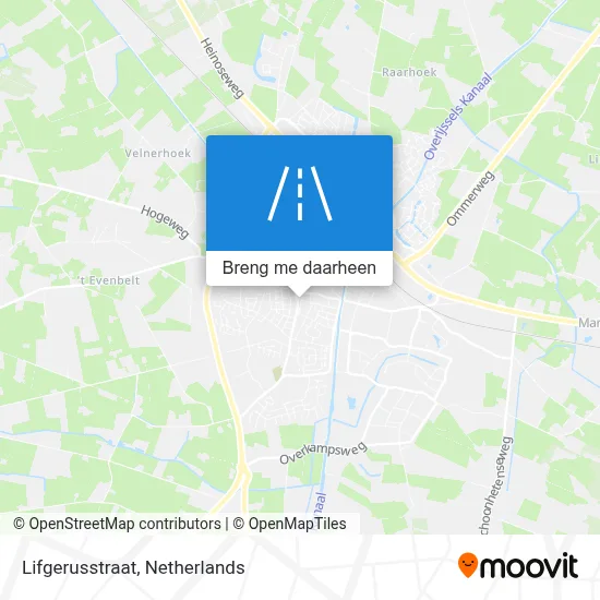 Lifgerusstraat kaart