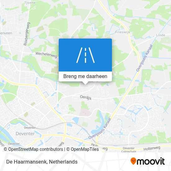 De Haarmansenk kaart