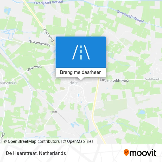 De Haarstraat kaart