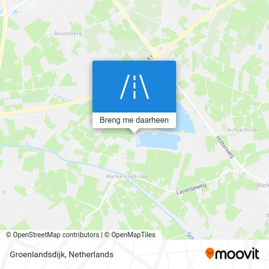 Groenlandsdijk kaart