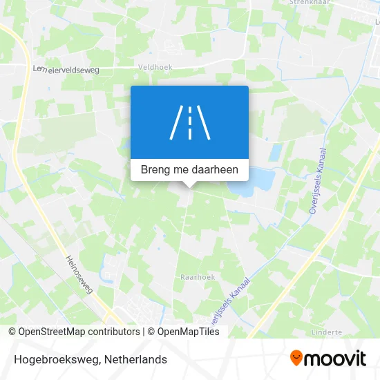 Hogebroeksweg kaart