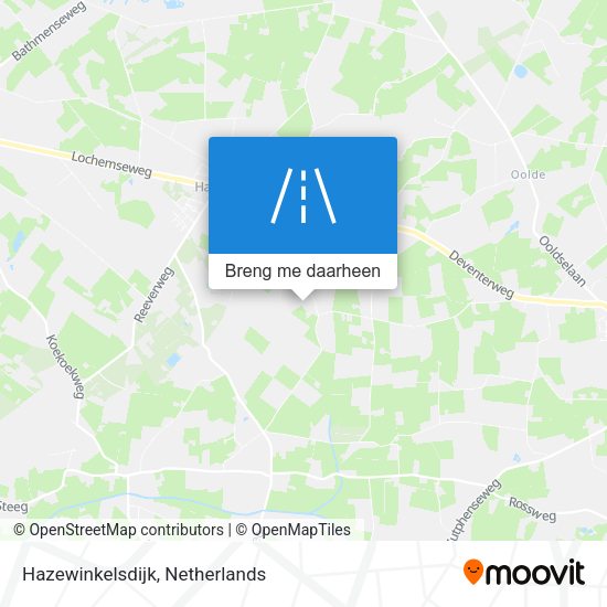 Hazewinkelsdijk kaart