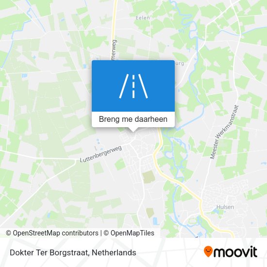 Dokter Ter Borgstraat kaart
