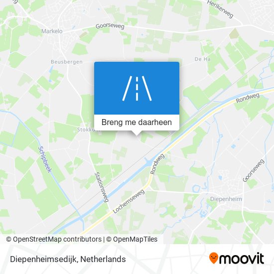 Diepenheimsedijk kaart