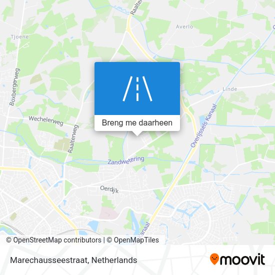 Marechausseestraat kaart