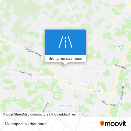 Molenpad kaart