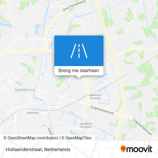 Hollaenderstraat kaart