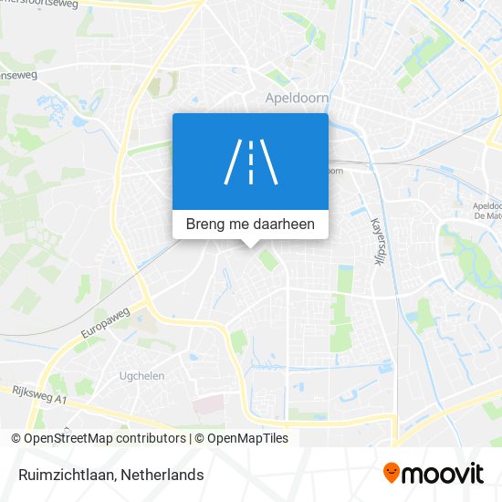 Ruimzichtlaan kaart