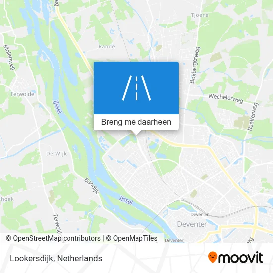 Lookersdijk kaart