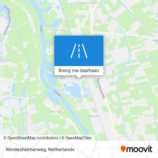 Windesheimerweg kaart