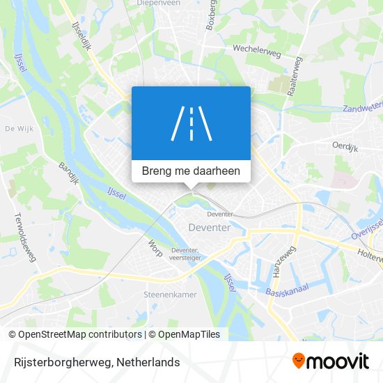 Rijsterborgherweg kaart