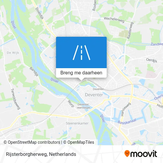 Rijsterborgherweg kaart