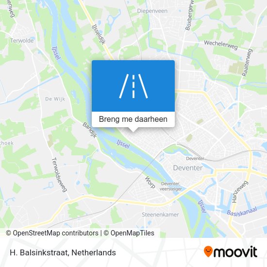 H. Balsinkstraat kaart