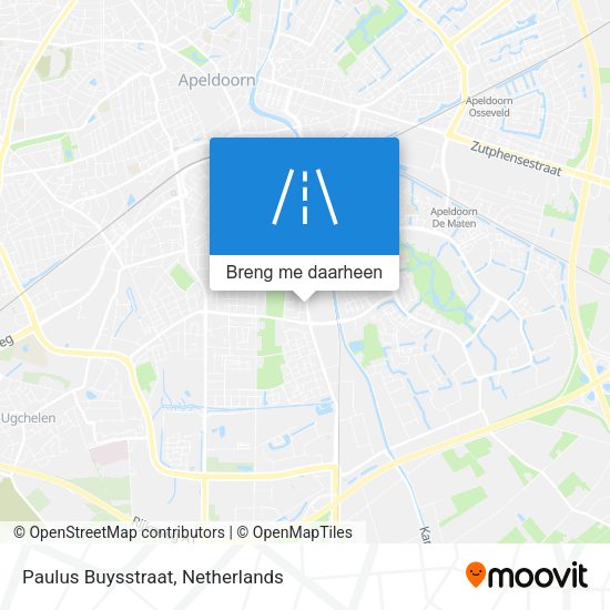 Paulus Buysstraat kaart
