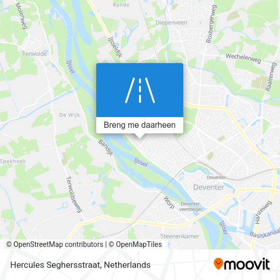 Hercules Seghersstraat kaart
