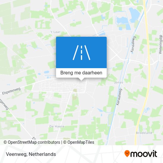 Veenweg kaart