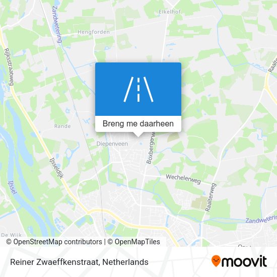 Reiner Zwaeffkenstraat kaart