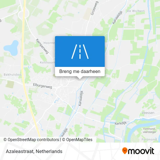 Azaleastraat kaart