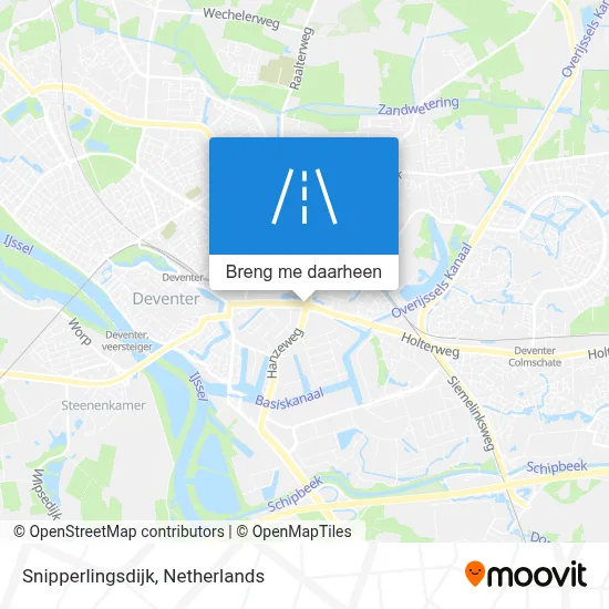 Snipperlingsdijk kaart