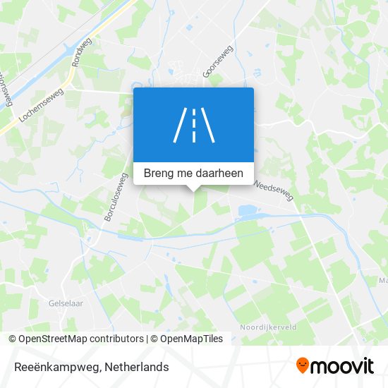 Reeënkampweg kaart