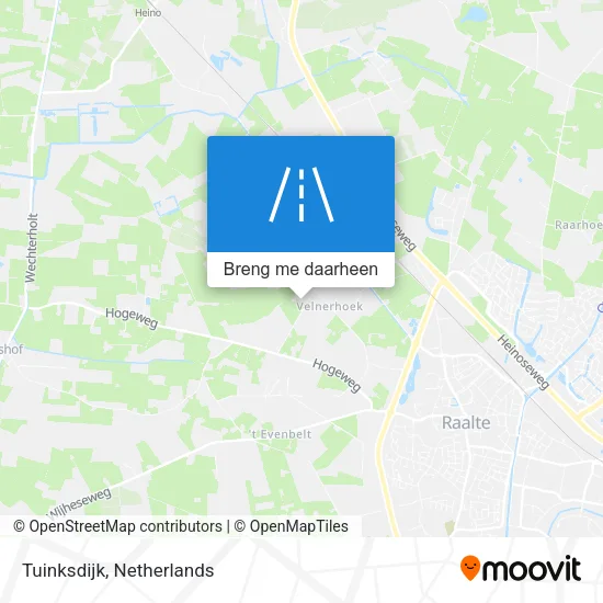 Tuinksdijk kaart