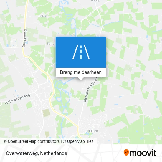Overwaterweg kaart