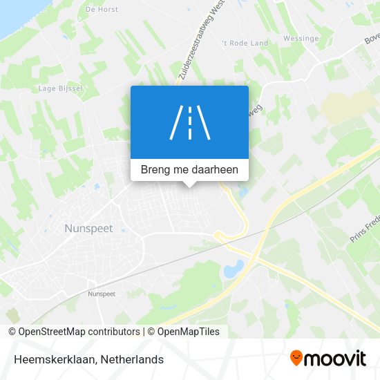 Heemskerklaan kaart